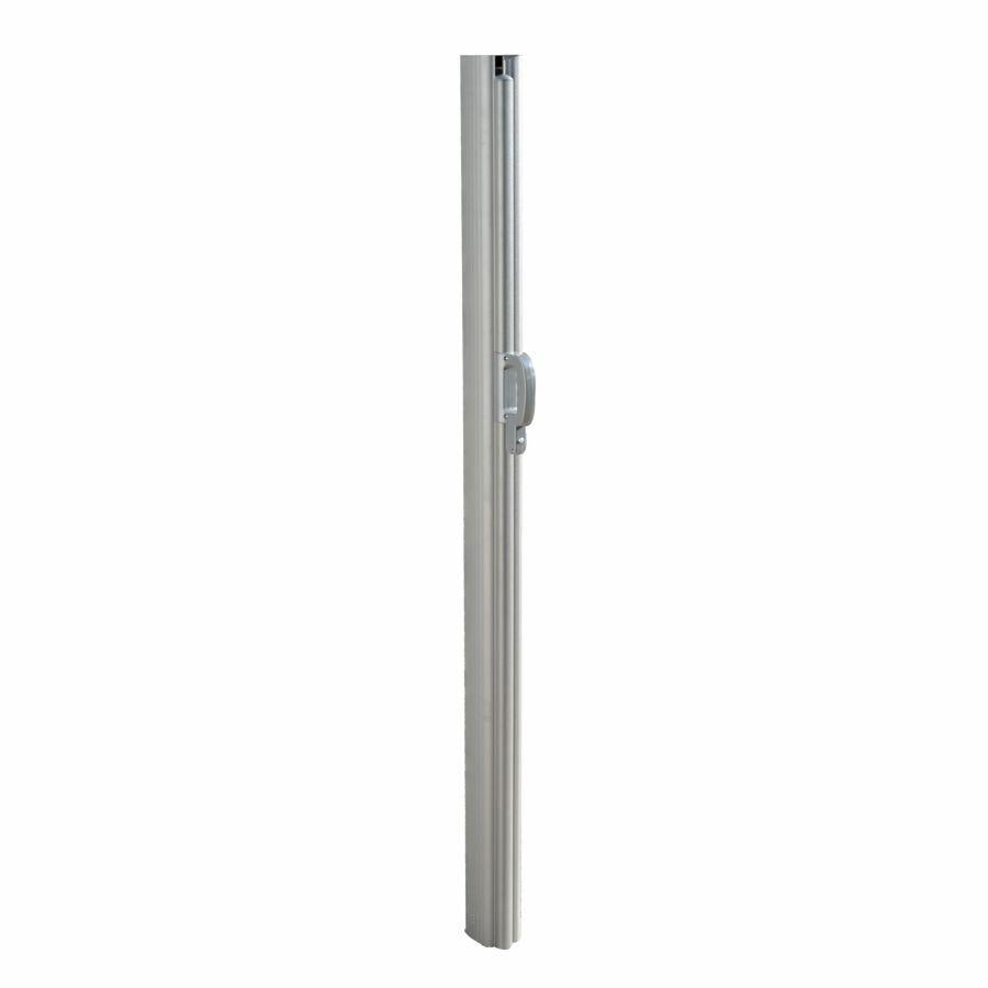 Tenda laterale cm300x140 alluminio antracite tessuto grigio
