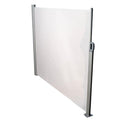 Tenda laterale cm300x140 alluminio antracite tessuto grigio