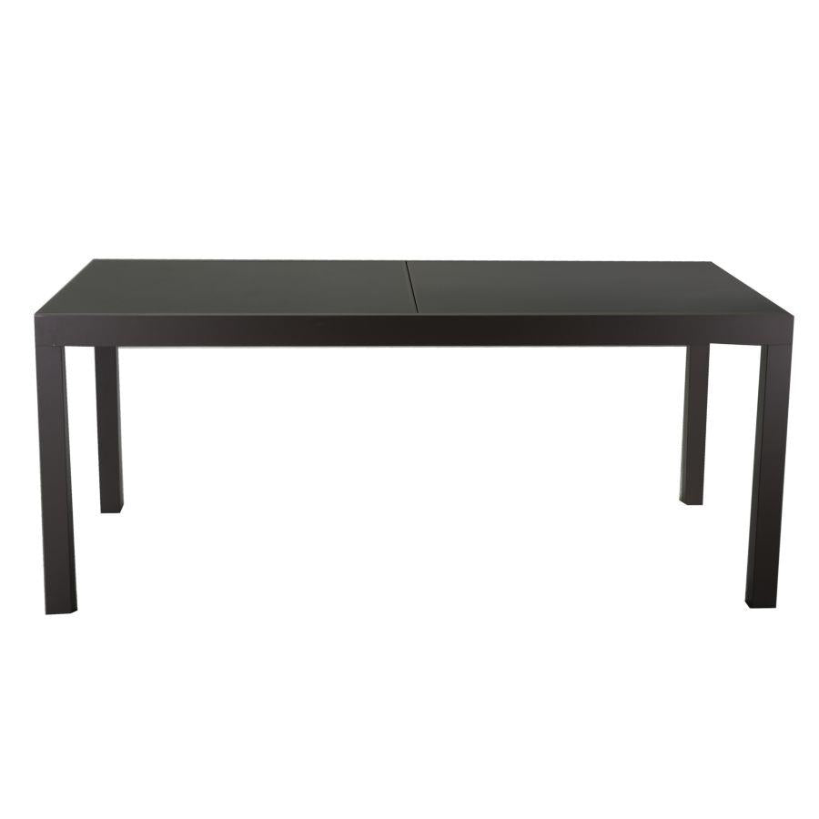 Tavolo alluminio boise antracite opaco all. rettangolare cm160/220x90h67,5/75