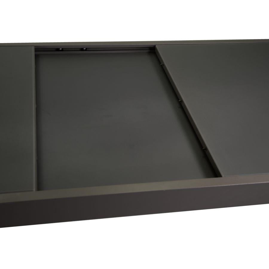 Tavolo alluminio boise antracite opaco all. rettangolare cm160/220x90h67,5/75
