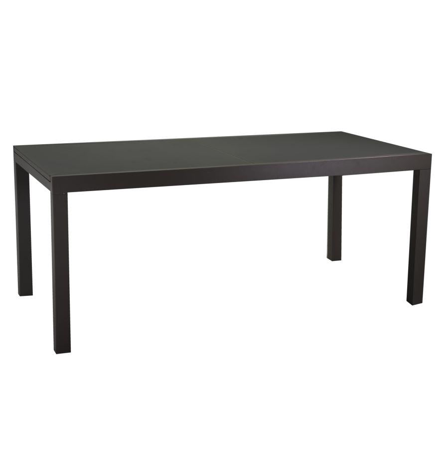 Tavolo alluminio boise antracite opaco all. rettangolare cm160/220x90h67,5/75