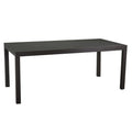 Tavolo alluminio boise antracite opaco all. rettangolare cm160/220x90h67,5/75