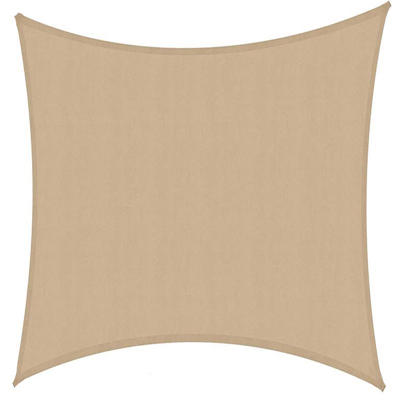 Vela ombreggiante tessuto quadro sabbiacm300x300x300