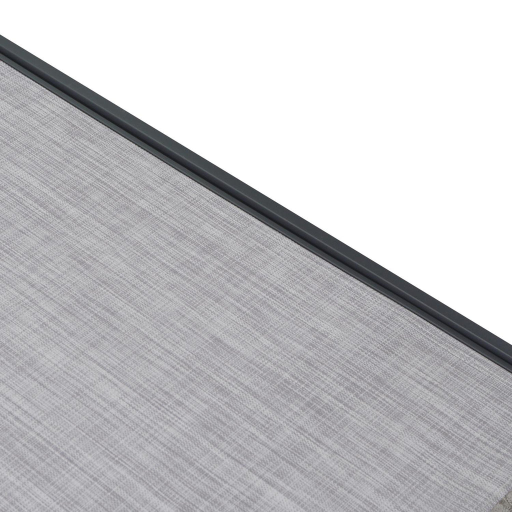 Lettino alluminio cleveland antracite cm195x55h31