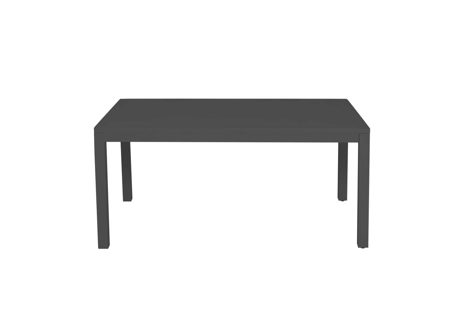 Tavolo alluminio boston allungabile antracite rettangolare cm160/220x90h76