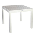 Tavolo alluminio sullivan allungabile bianco cm90/180x90h73