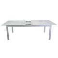 Tavolo alluminio Monterey allungabile bianco cm150/210x89h75