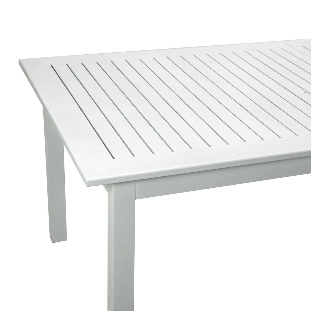 Tavolo alluminio Monterey allungabile bianco cm150/210x89h75