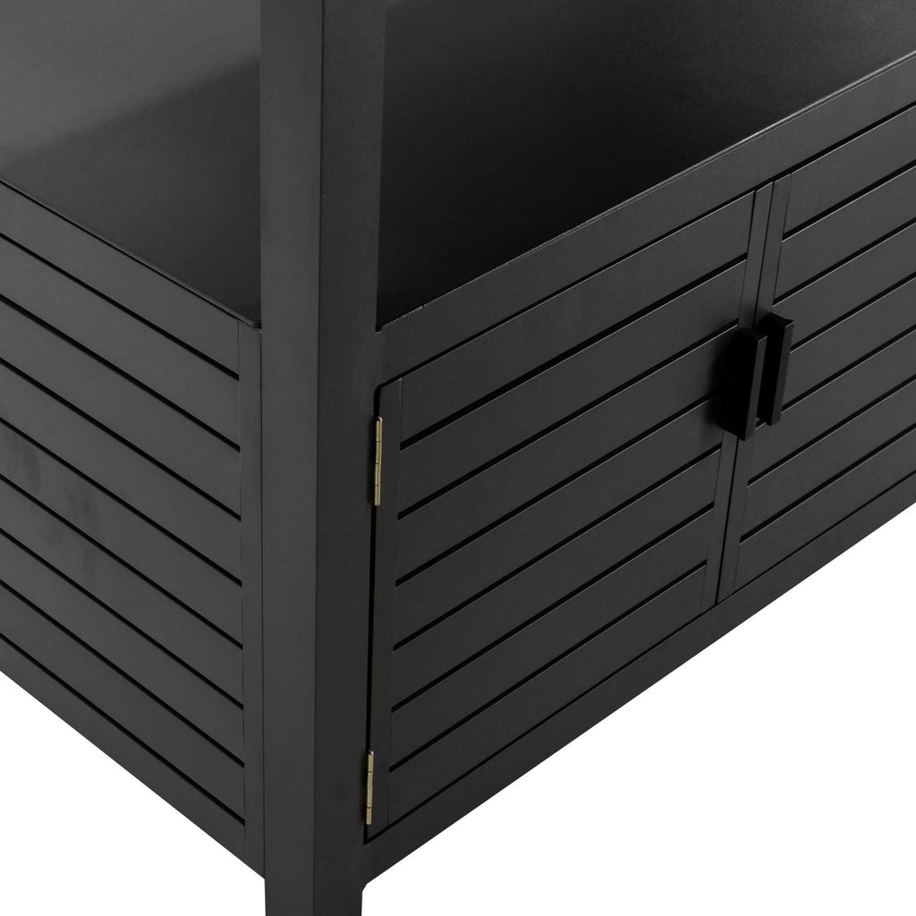 Mobiletto alluminio antracite cm90x56h141