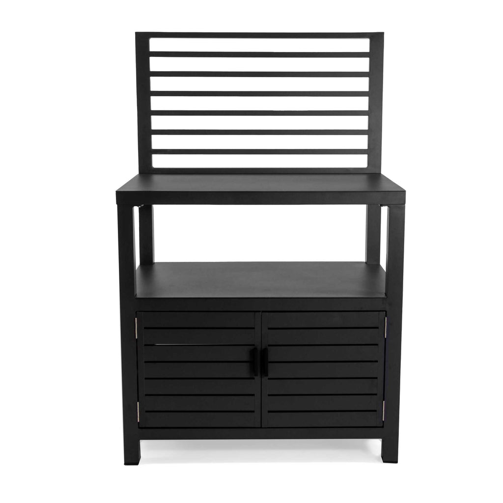 Mobiletto alluminio antracite cm90x56h141