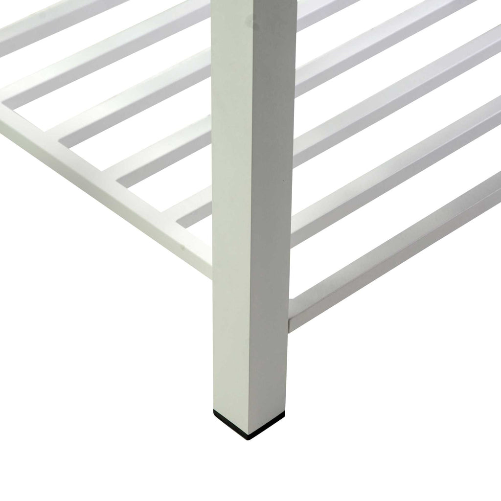 Mobiletto alluminio bianco cm90x56h141