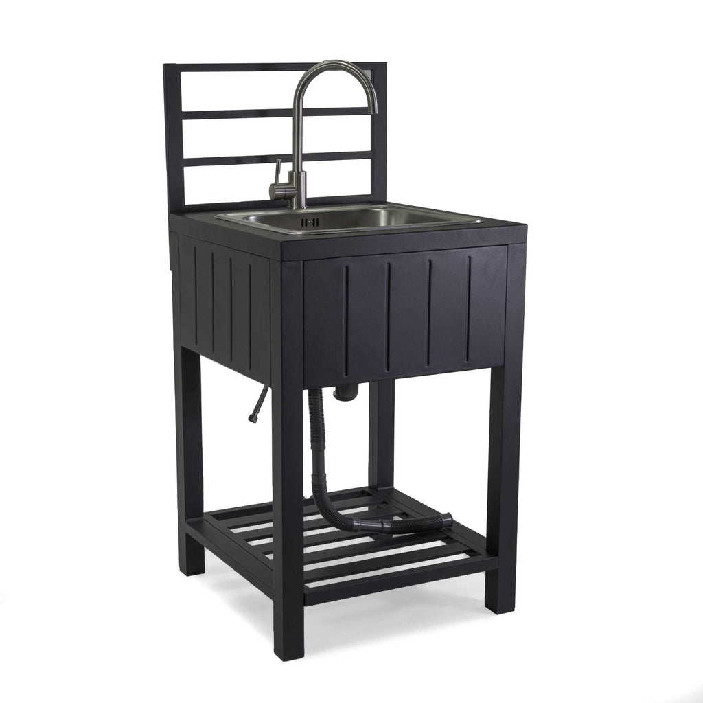 Mobile cucina alluminio angolare Westonantracite cm151,5x211,5h90/125