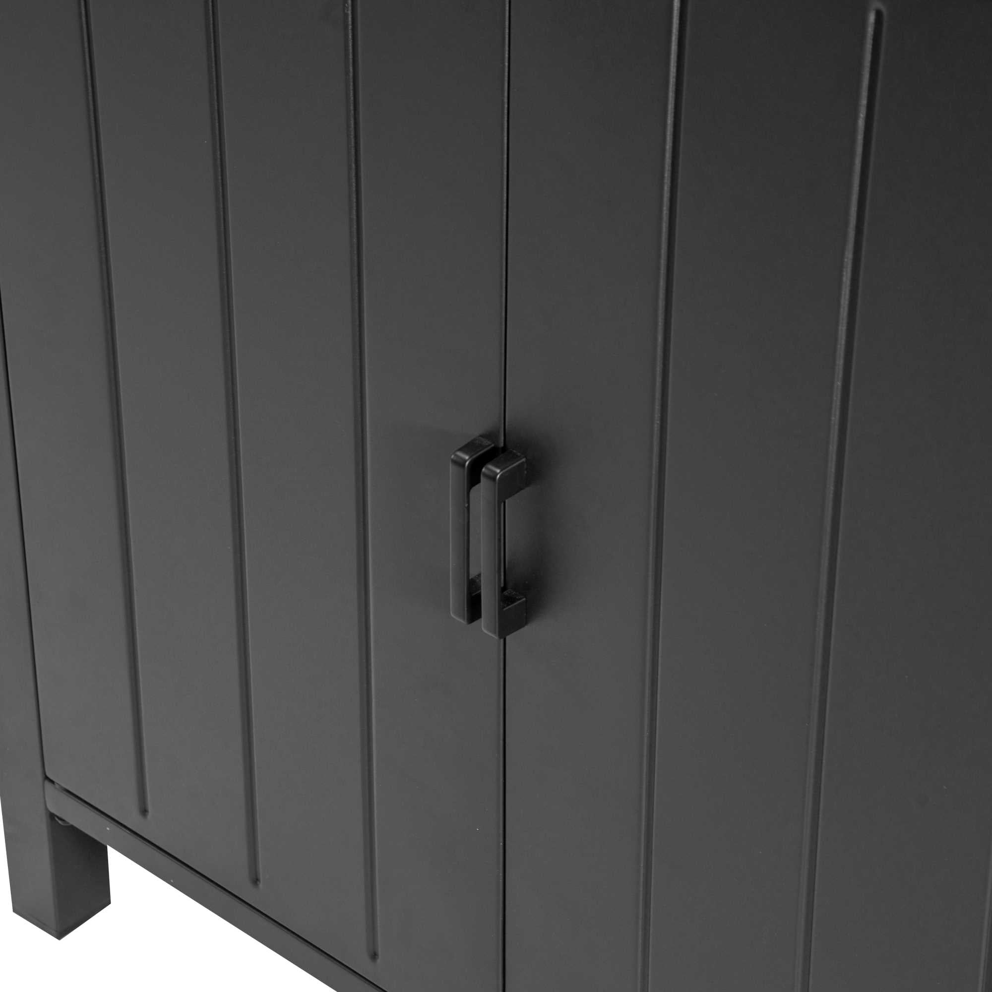 Mobile cucina alluminio angolare Westonantracite cm151,5x211,5h90/125