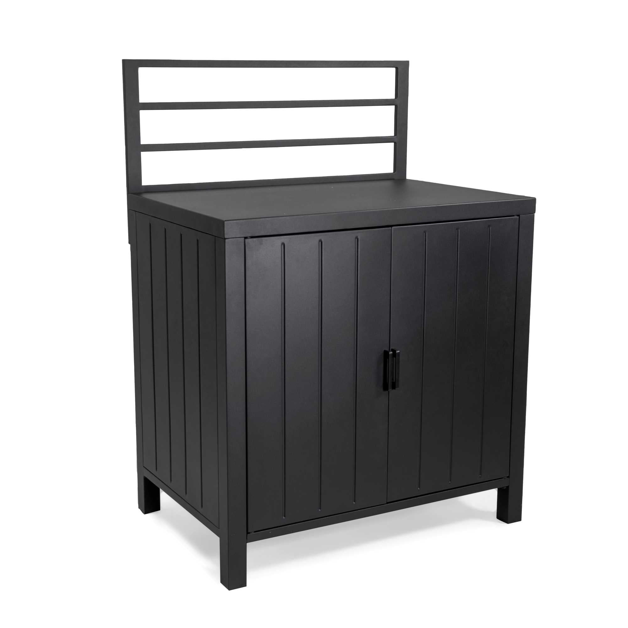 Mobile cucina alluminio angolare Westonantracite cm151,5x211,5h90/125