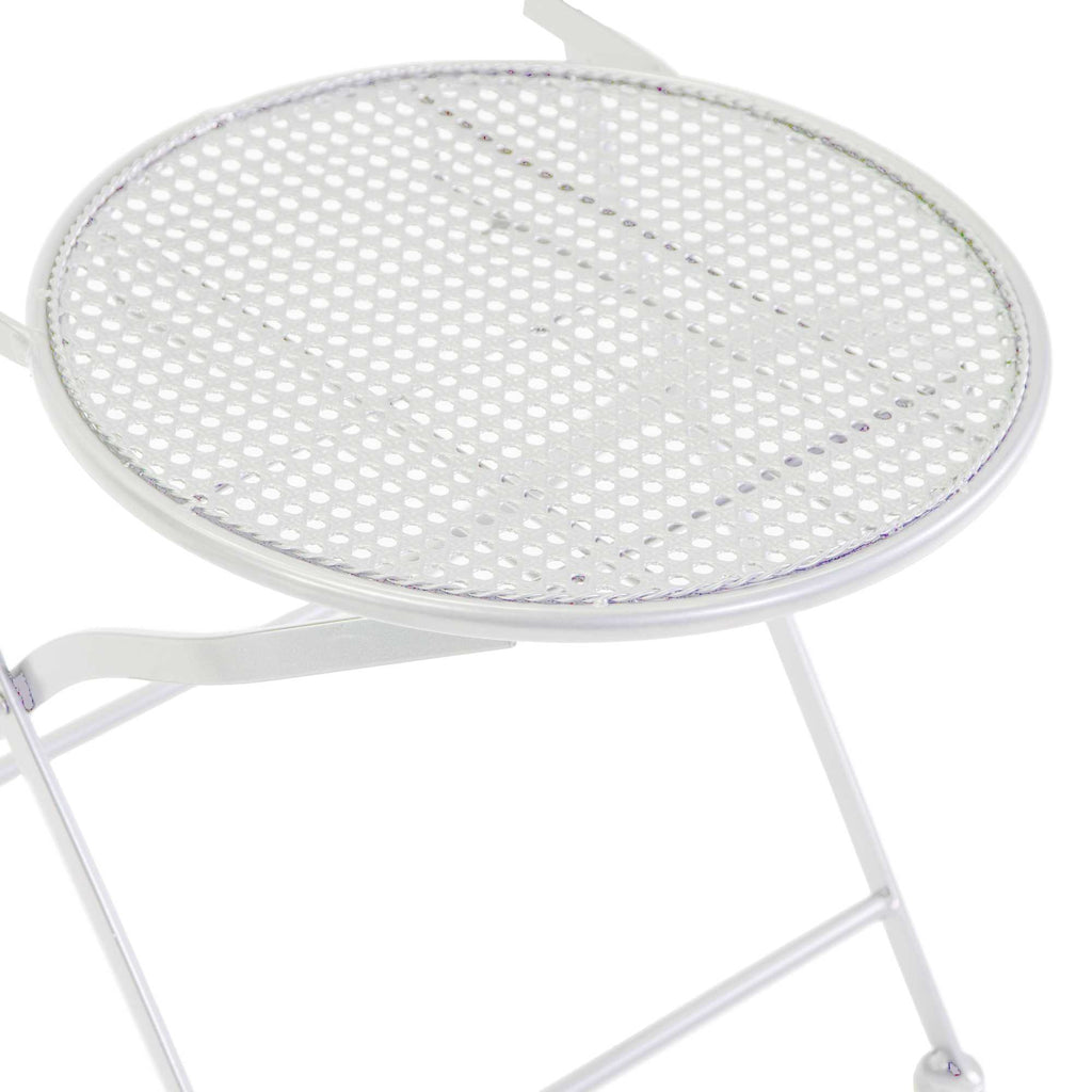 Sedia metallo Leila bianco cm50x41h45/94