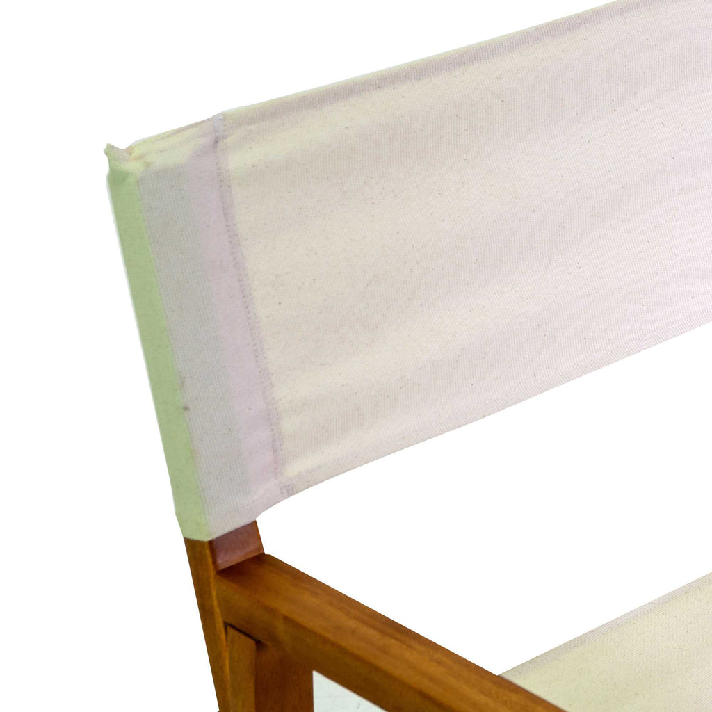 Poltrona legno e tessuto regista Miramar naturale cm51x55,5h82