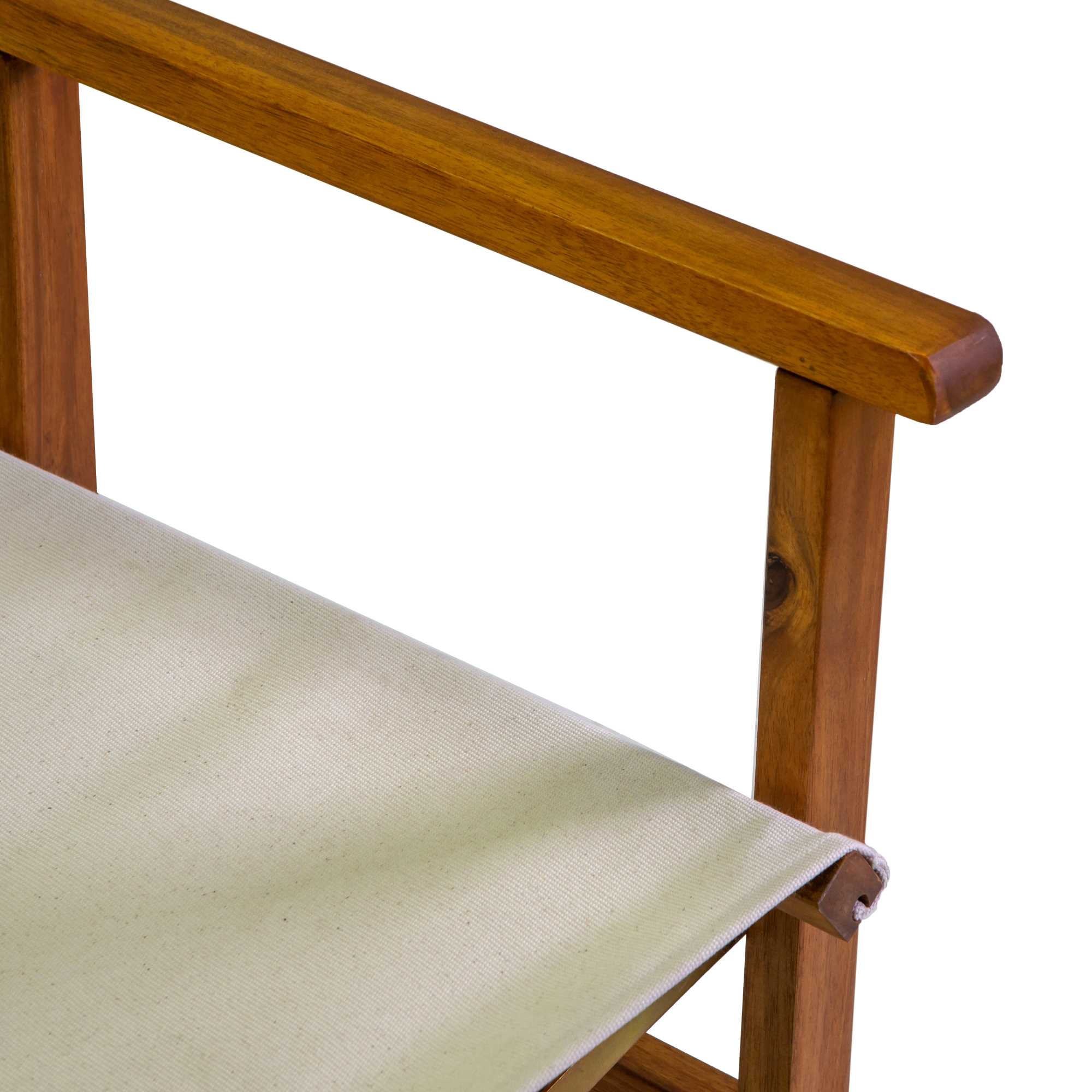 Poltrona legno e tessuto regista Miramar naturale cm51x55,5h82