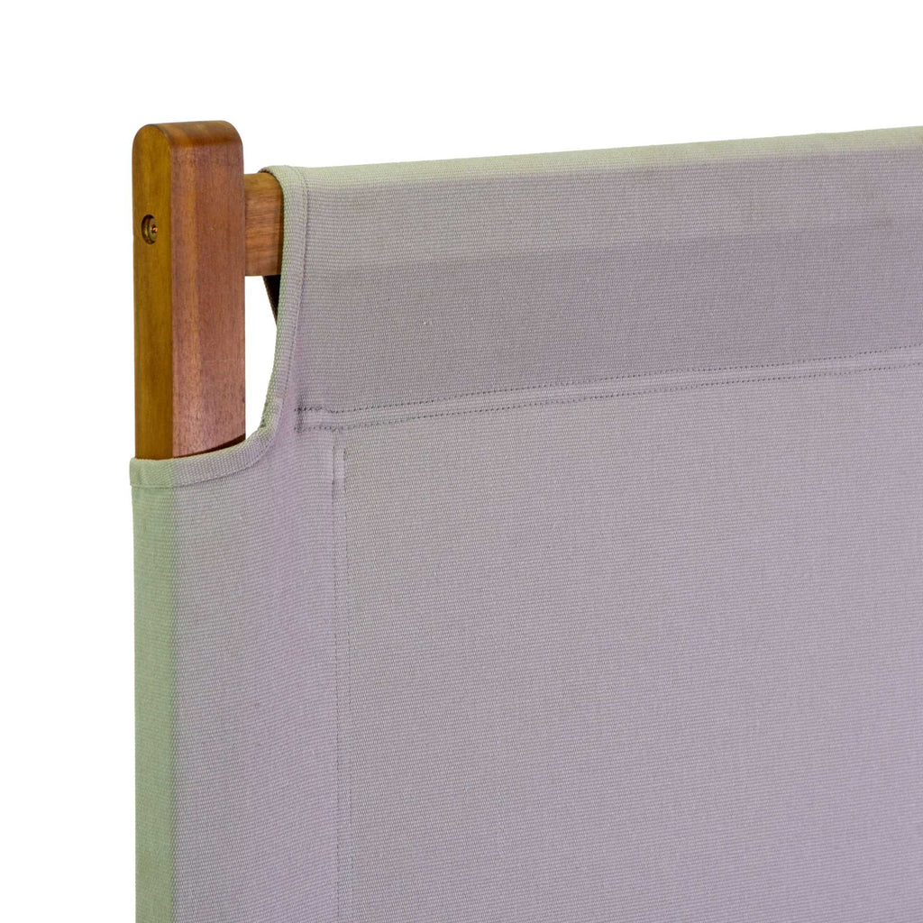 Salotto legno Diane 2 posti c/tessuto grigio
