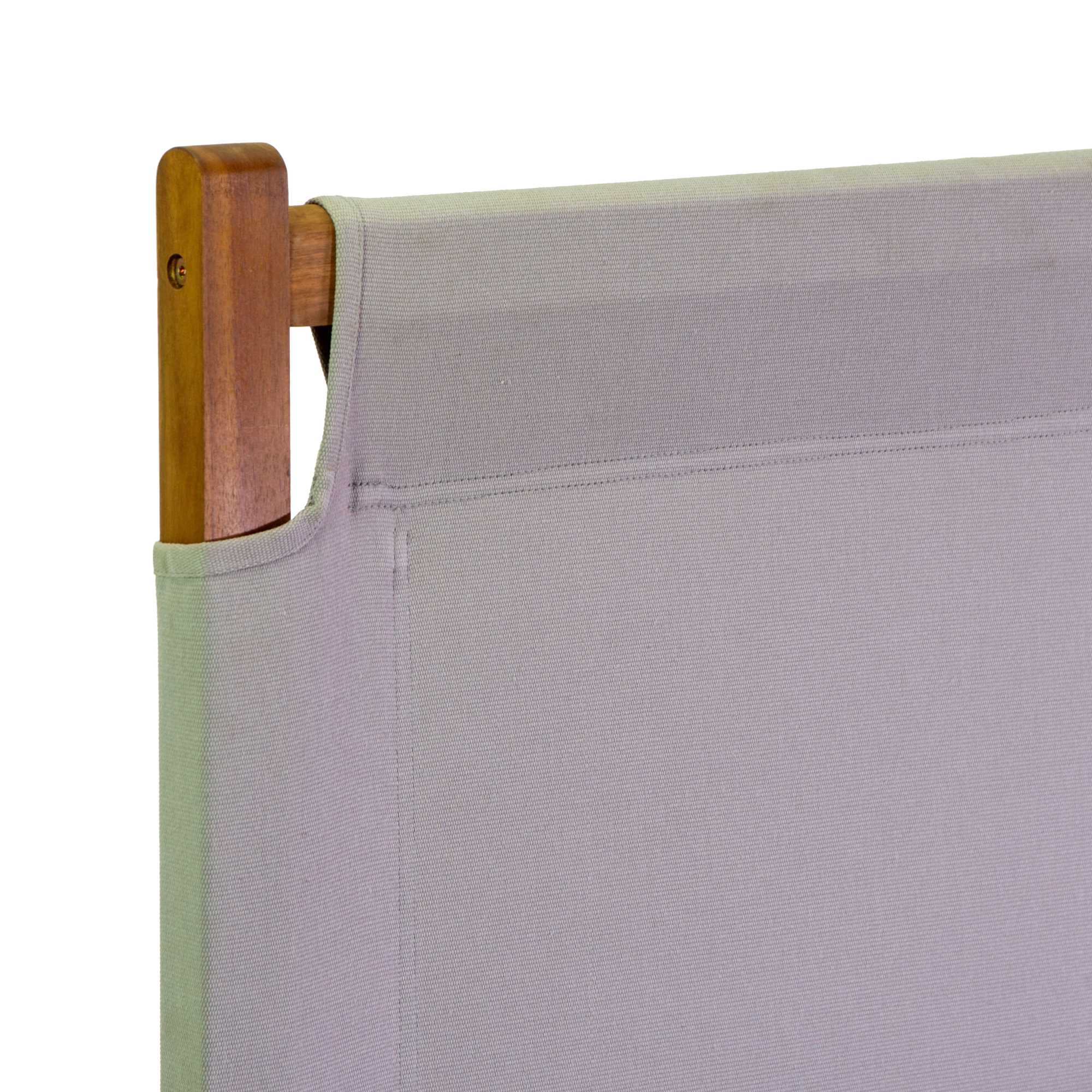 Salotto legno Diane 2 posti c/tessuto grigio