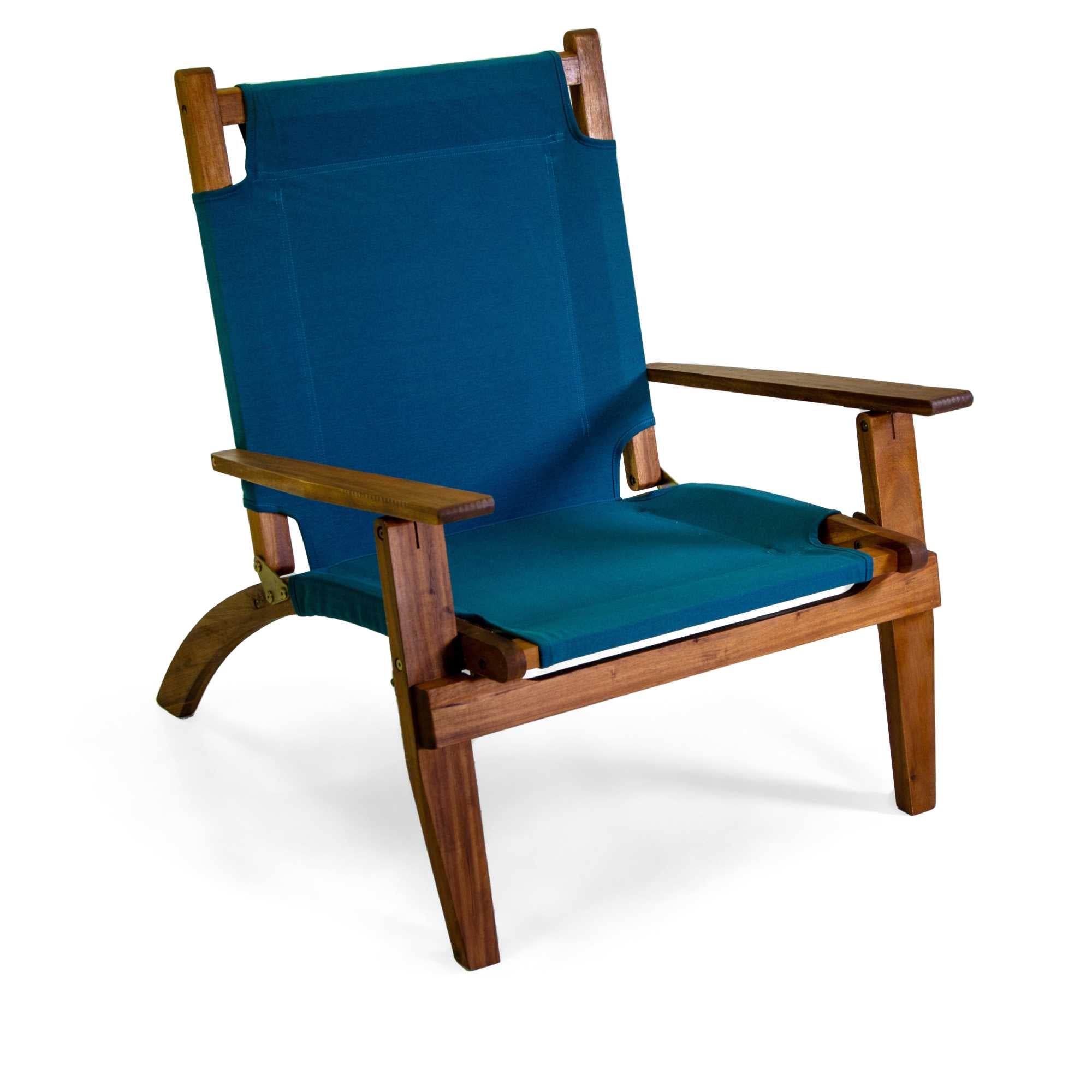 Salotto legno Diane 2 posti c/tessuto blu