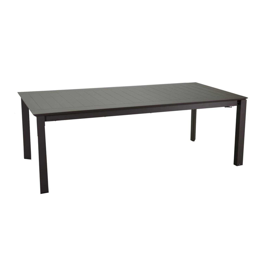 Tavolo alluminio El Paso allungabile marrone cm160/240x90h76