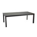 Tavolo alluminio El Paso allungabile marrone cm160/240x90h76