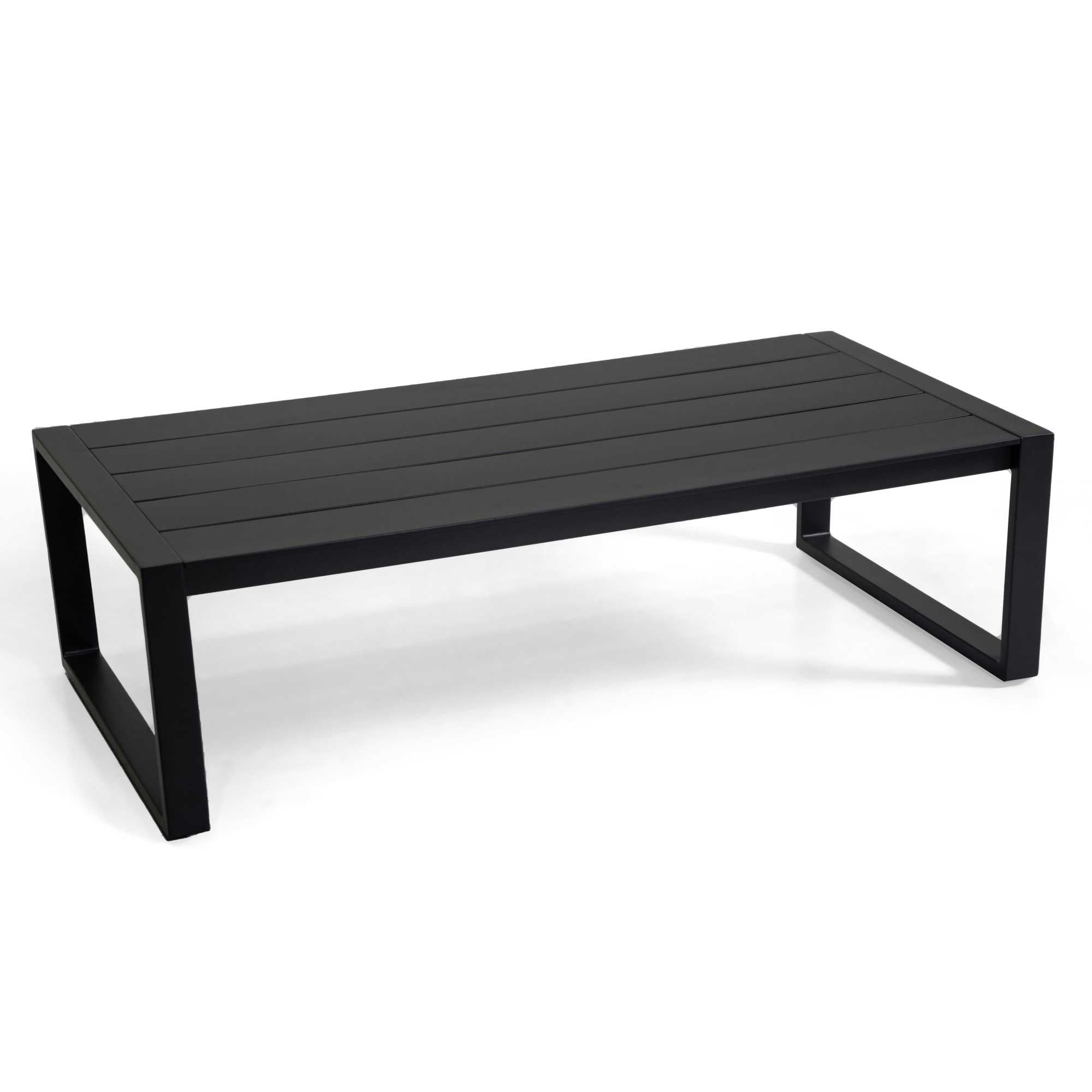Salotto alluminio Manhattan antracite 3posti