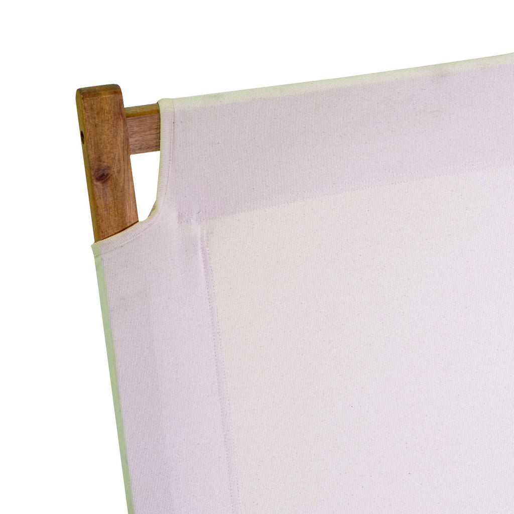 Poltrona legno Diane c/ tessuto ecru' cm76x89h91