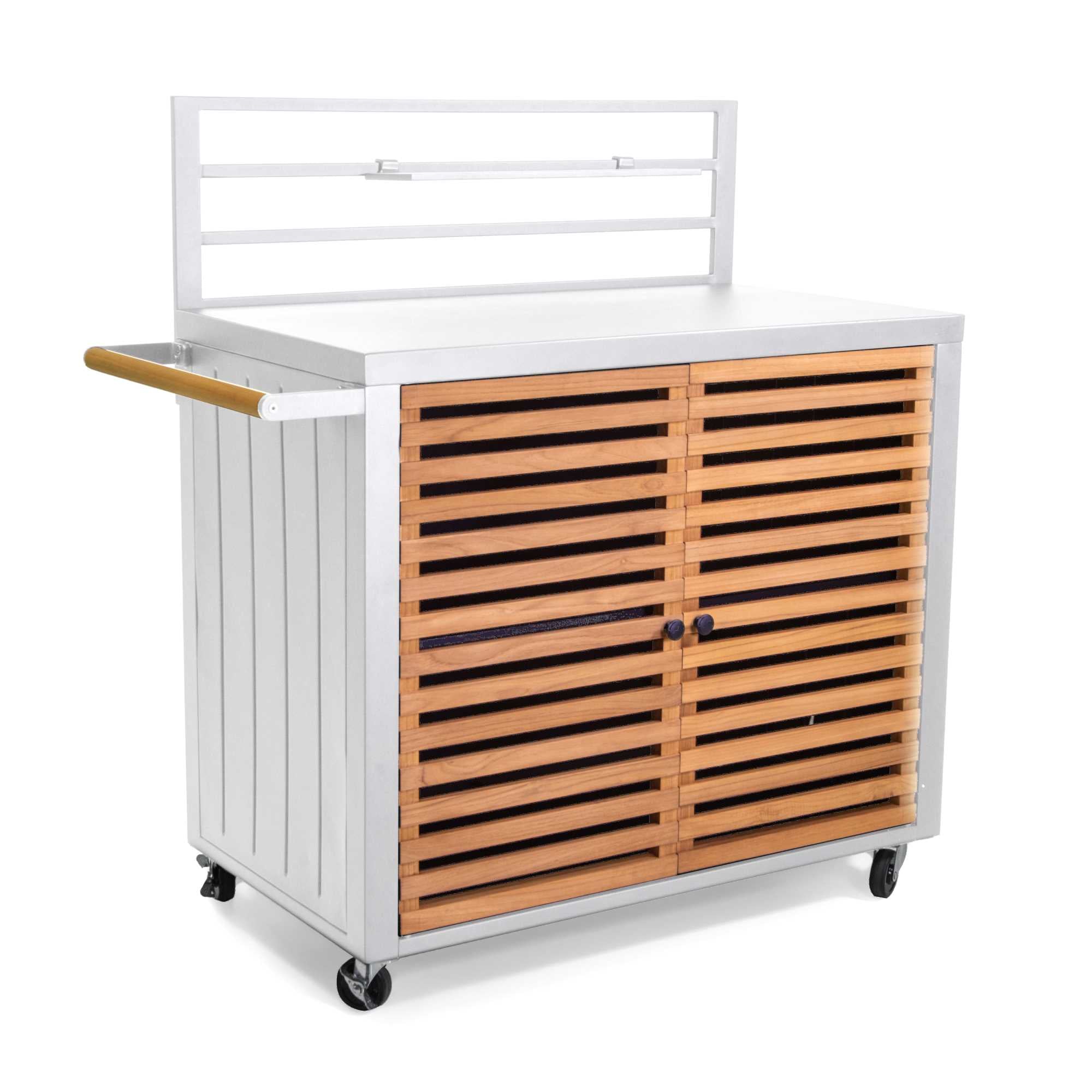 Mobiletto alluminio idaho bianco 2 anteteak cm114x58h120