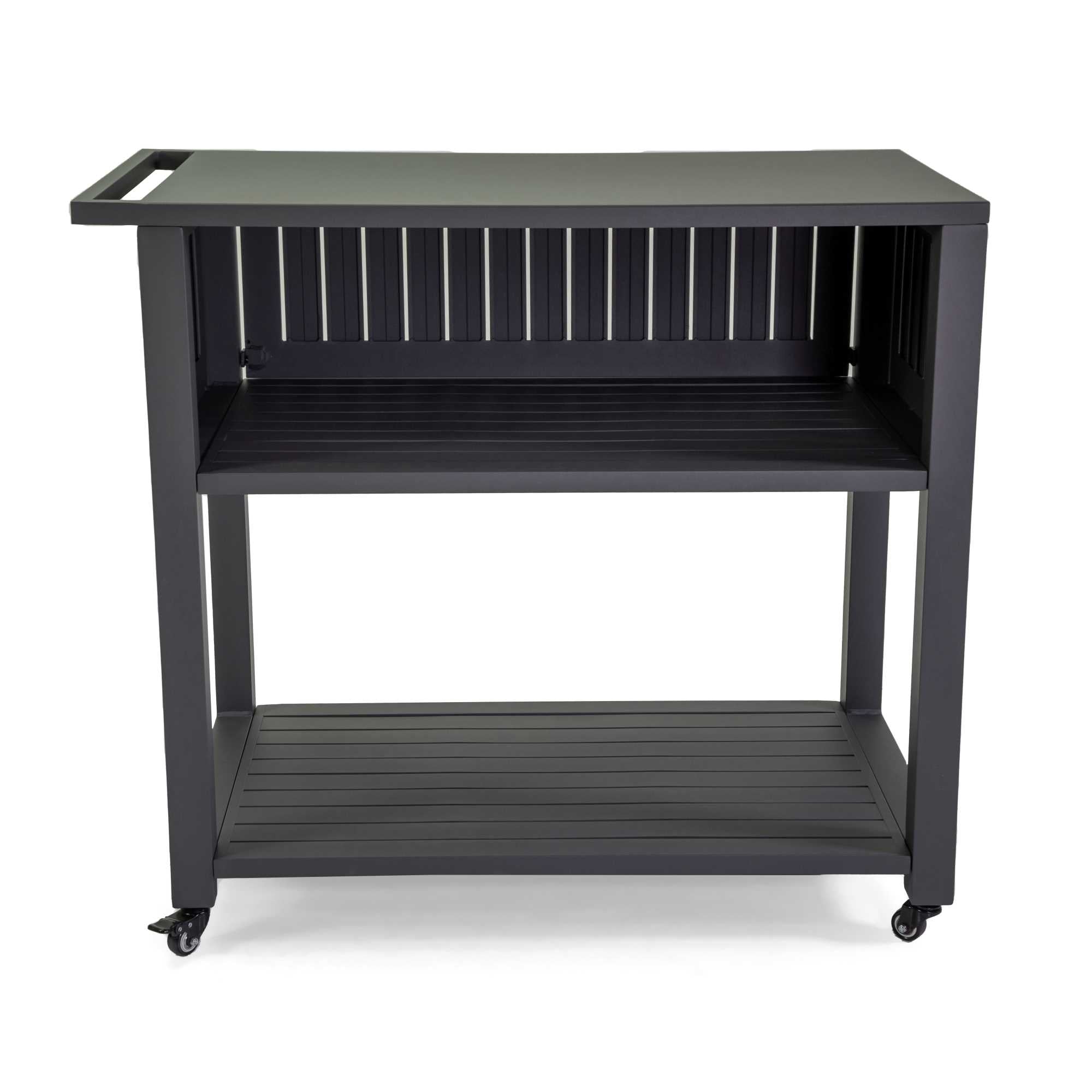 Carrello alluminio antracite cm102x54,5h90