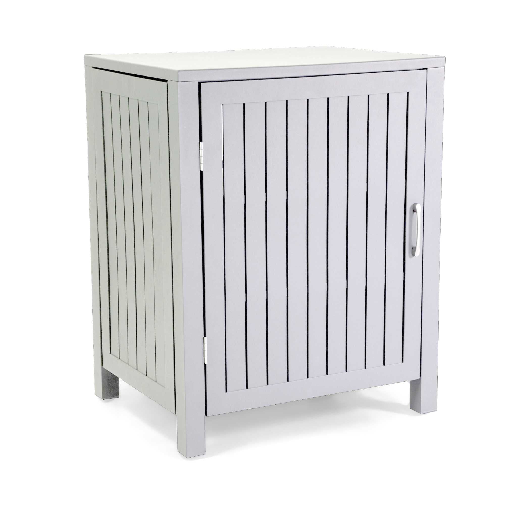 Mobiletto alluminio bianco cm70x54,5h90