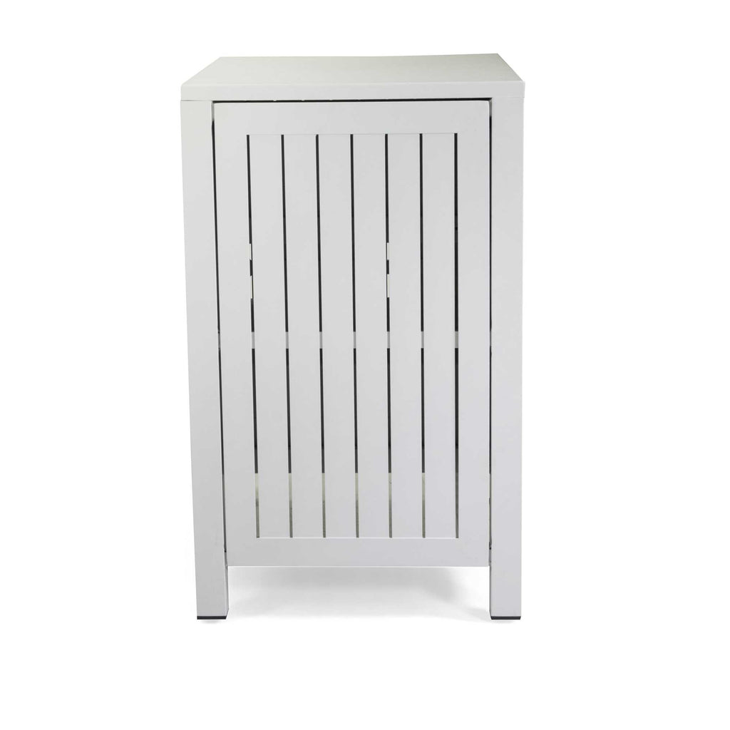 Mobiletto alluminio 2 cassetti bianco cm70x54,5h90