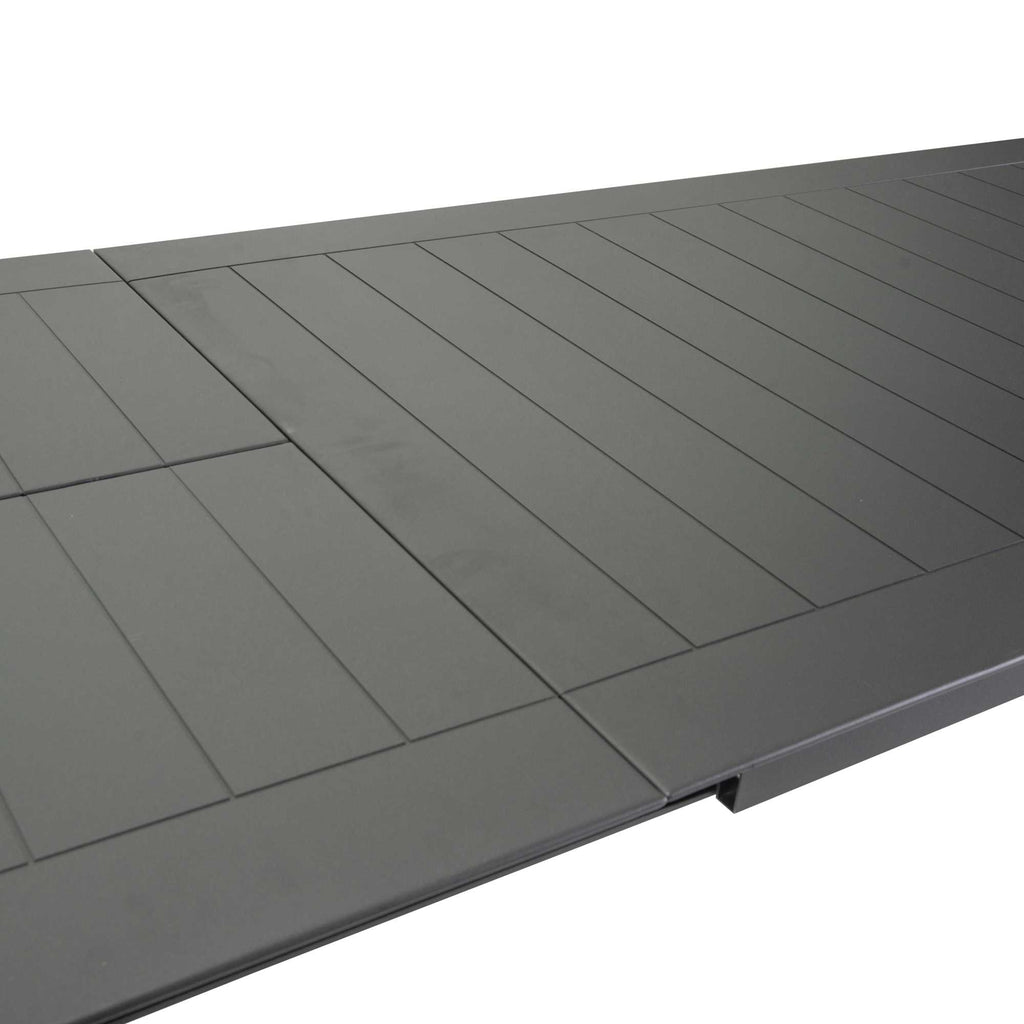 Tavolo alluminio El Paso allungabile antracite cm160/240x90h76