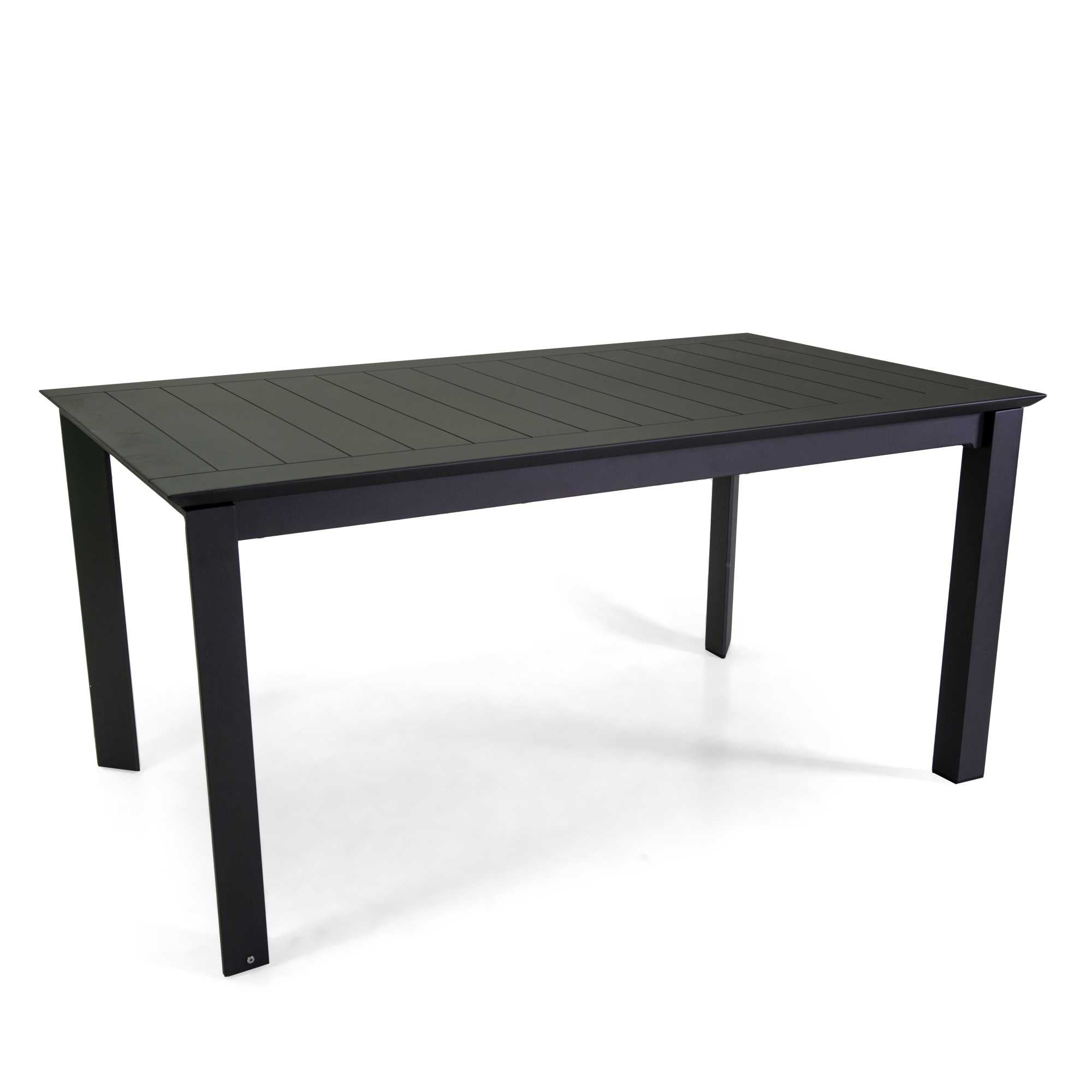 Tavolo alluminio El Paso allungabile antracite cm160/240x90h76