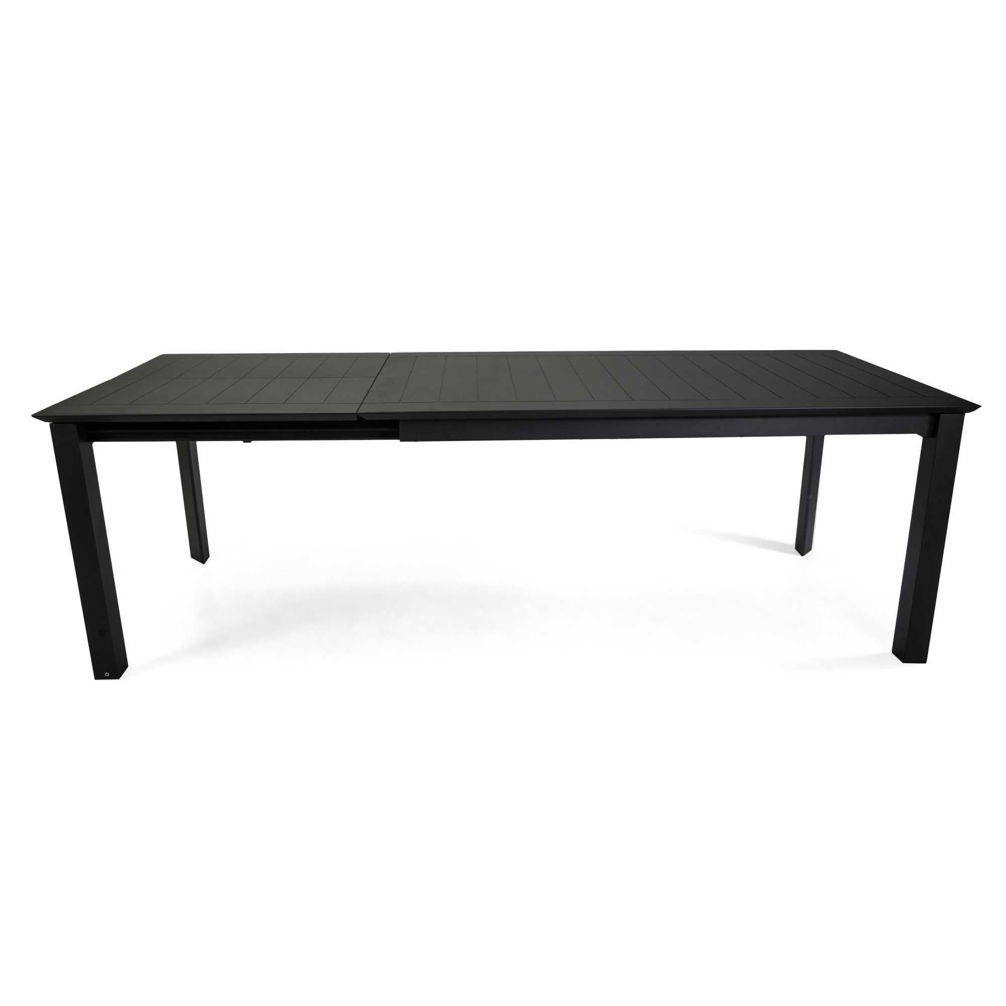 Tavolo alluminio El Paso allungabile antracite cm160/240x90h76