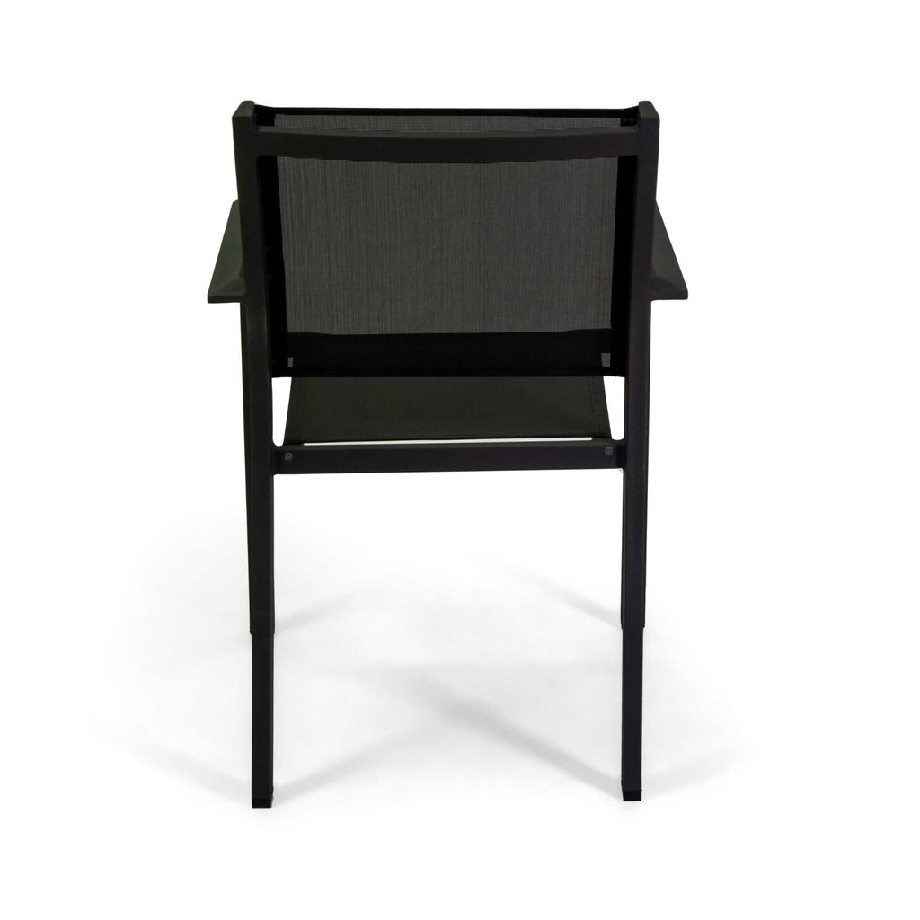 Poltrona alluminio textilene El Paso antracite cm55x61h84,5