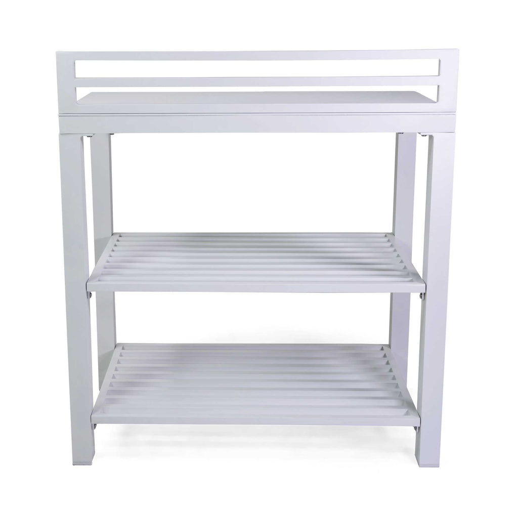 Mobiletto alluminio bianco cm90x56h100