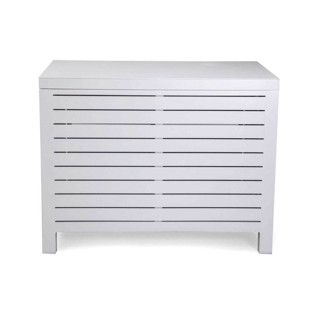 Mobiletto alluminio bianco cm90x56h70