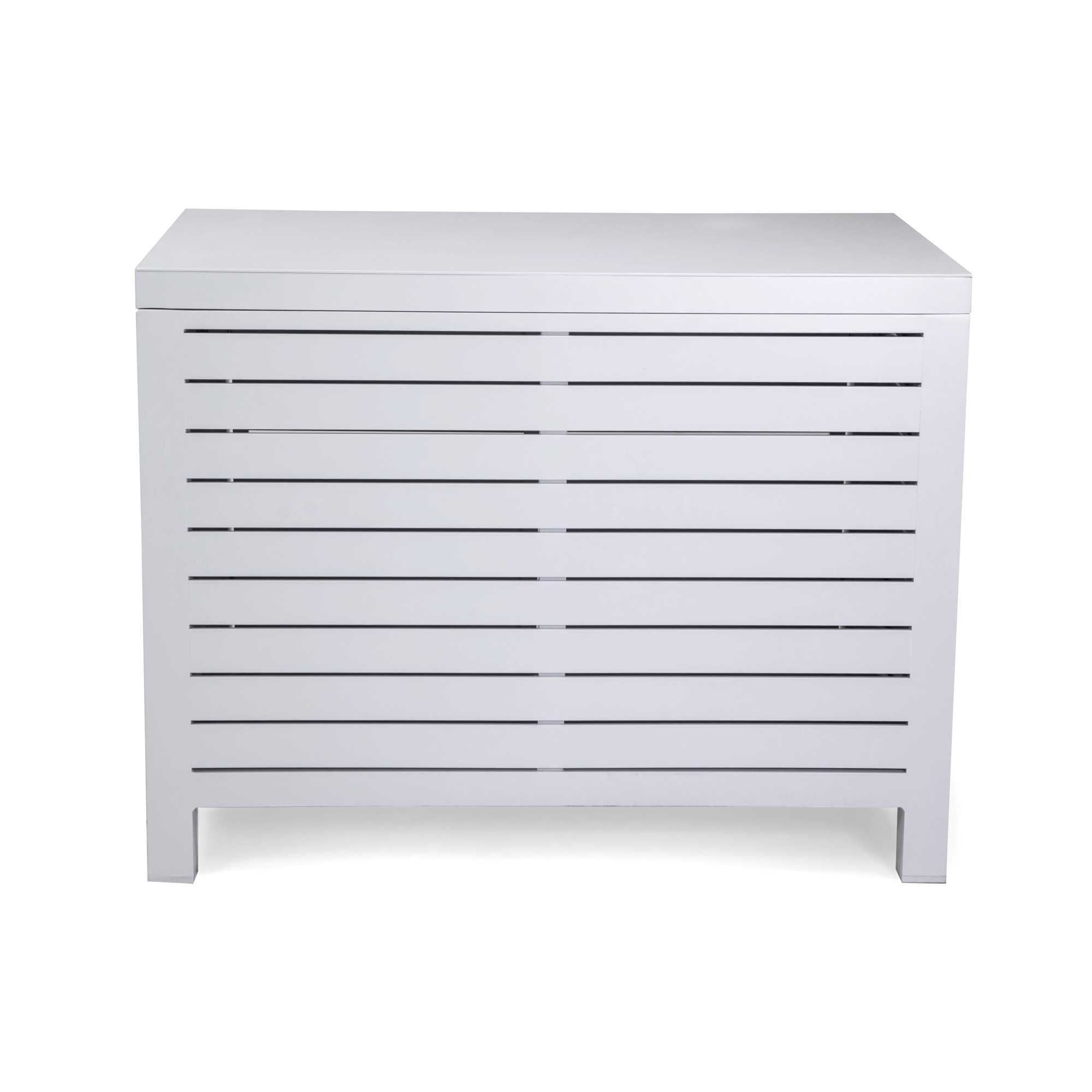 Mobiletto alluminio bianco cm90x56h70