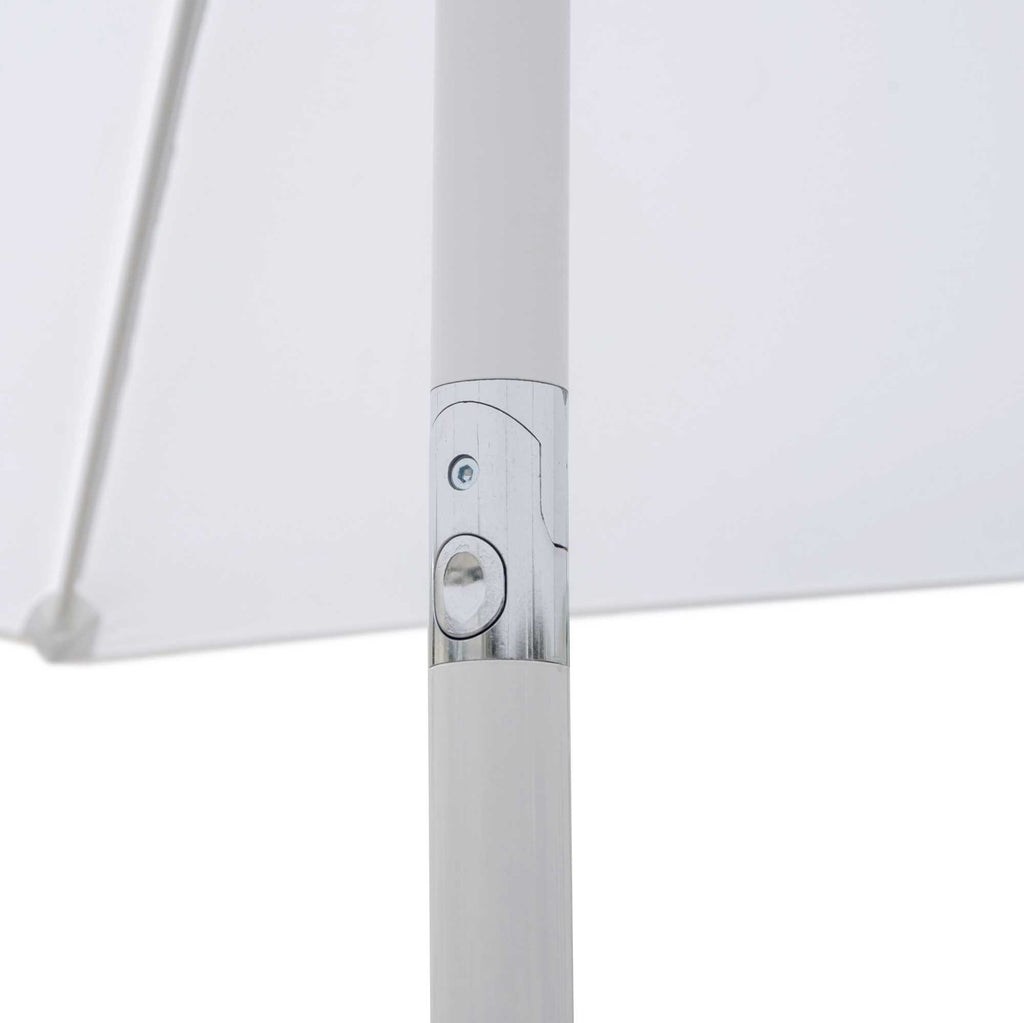Ombrellone alluminio Arkansas bianco palo centrale 2,1x2,1h2,4m (no base)