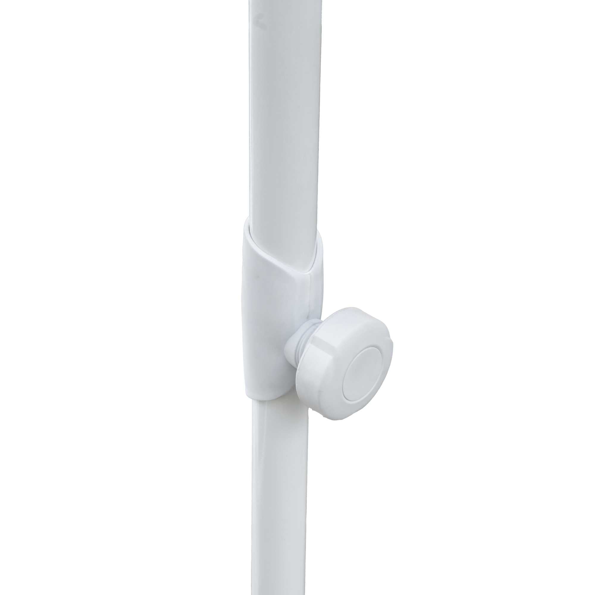 Ombrellone alluminio Arkansas bianco palo centrale 2,1x2,1h2,4m (no base)