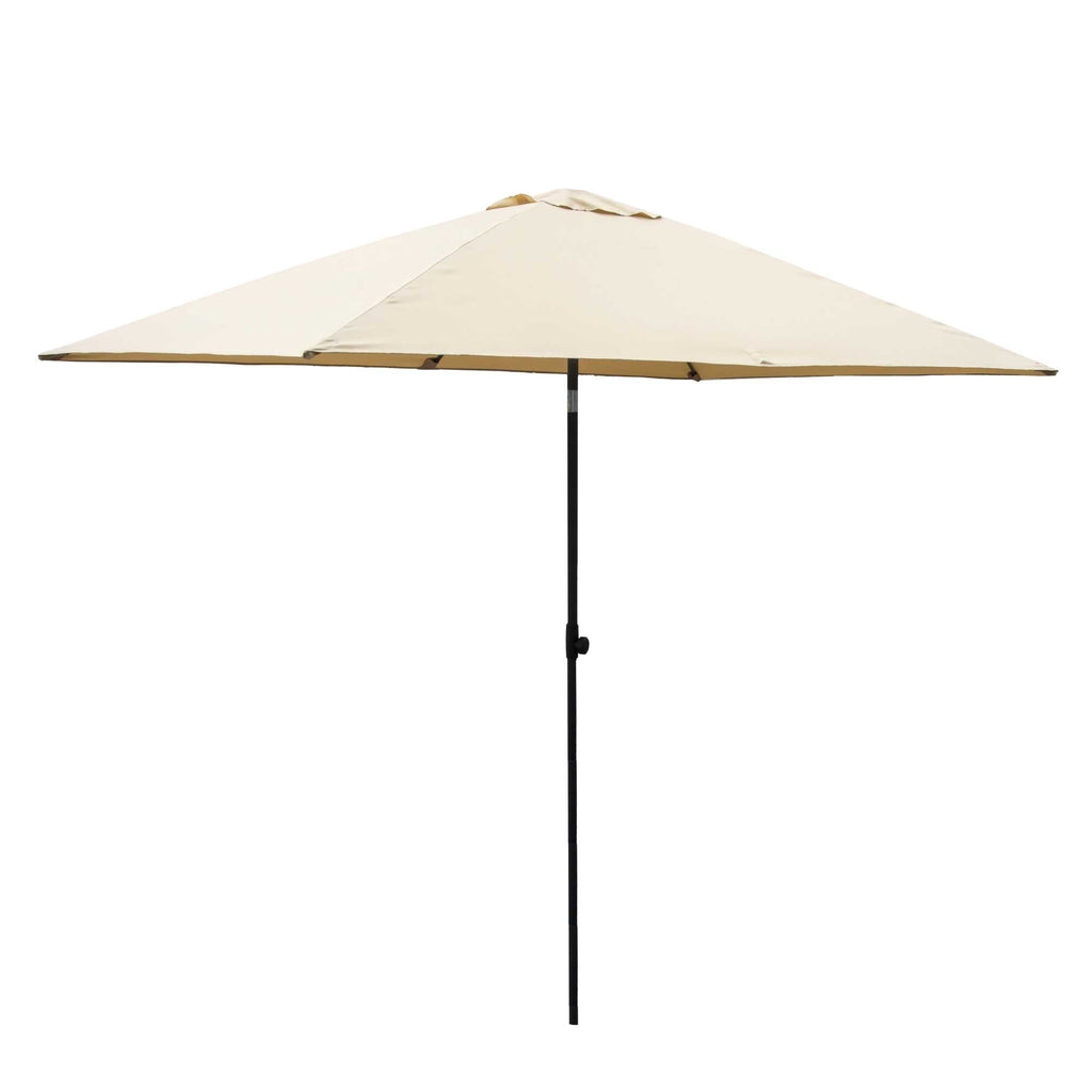 Ombrellone alluminio Arkansas sabbia palo centrale 2x3 h2,5m (no base)