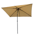 Ombrellone alluminio Arkansas sabbia palo centrale 2x3 h2,5m (no base)
