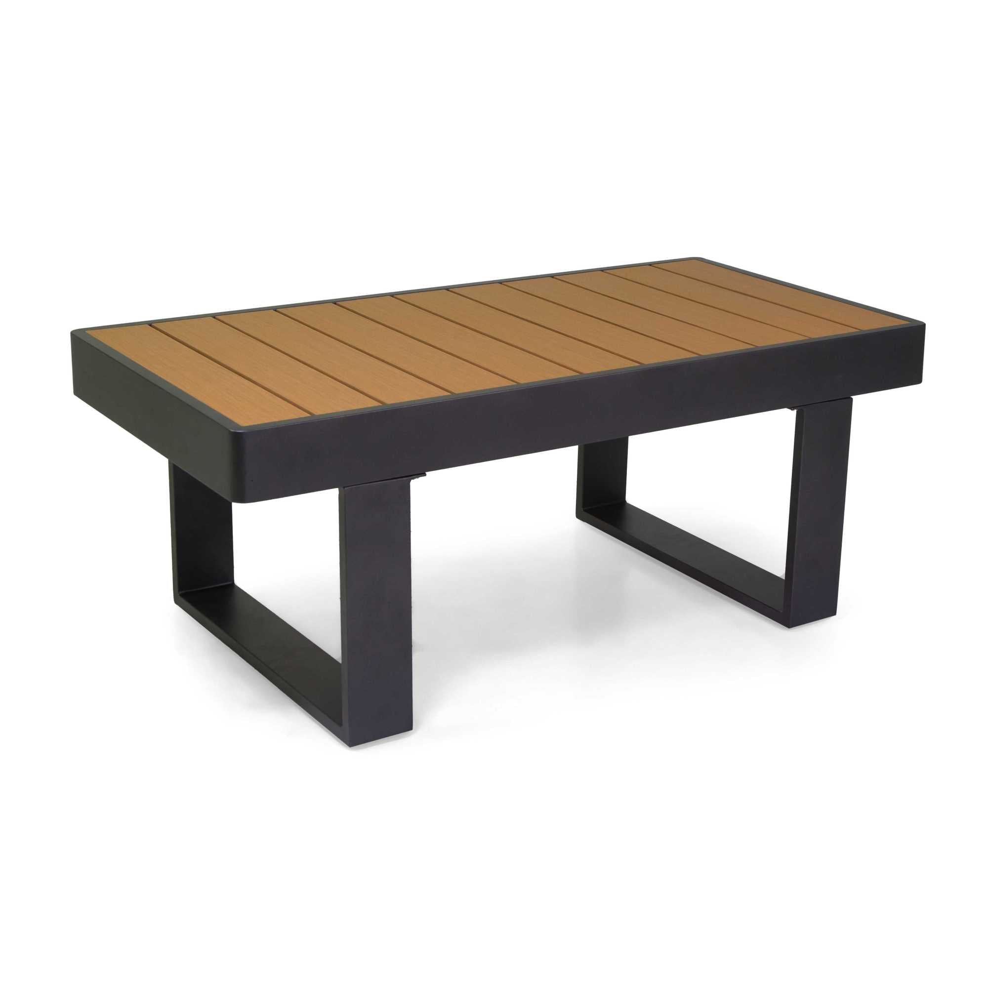 Salotto alluminio Blaine antracite 3 posti