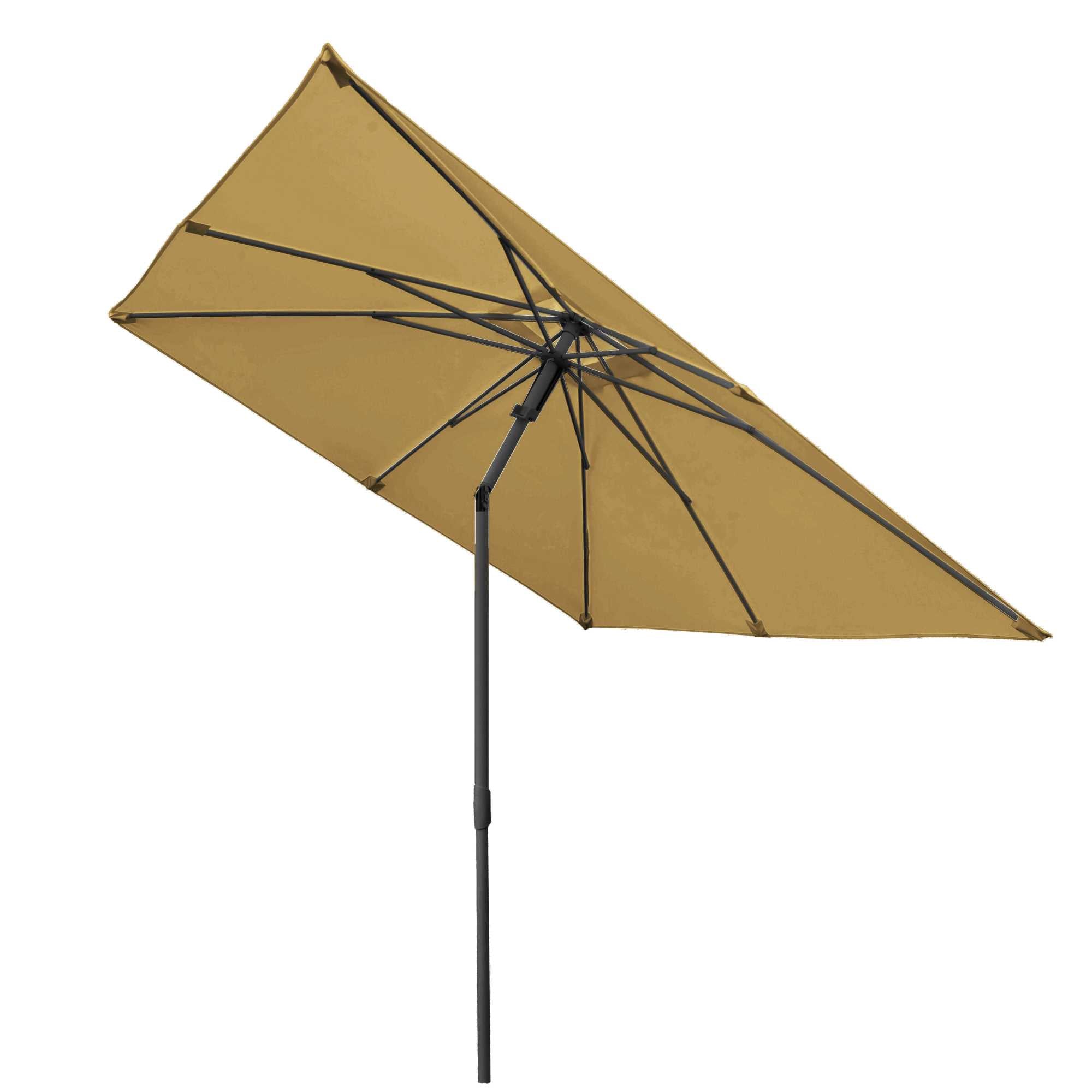 Ombrellone alluminio Arkansas sabbia palo centrale 2,1x2,1h2,4m (no base)