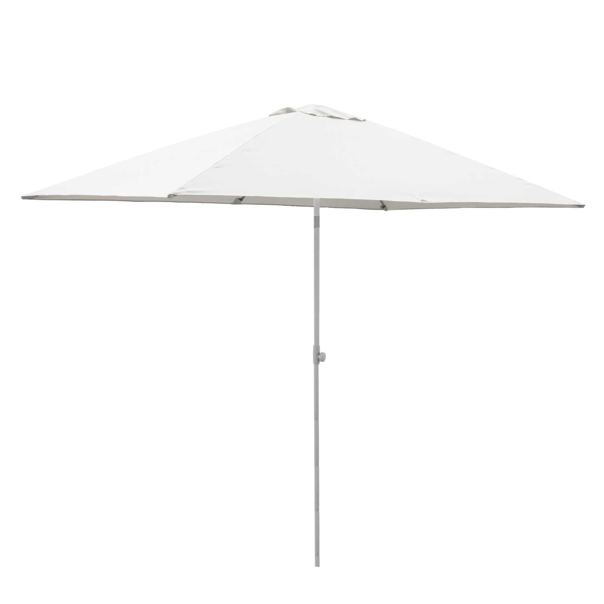 Ombrellone alluminio Arkansas bianco palo centrale 2x3h2,5m (no base)