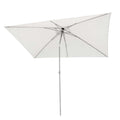 Ombrellone alluminio Arkansas bianco palo centrale 2x3h2,5m (no base)