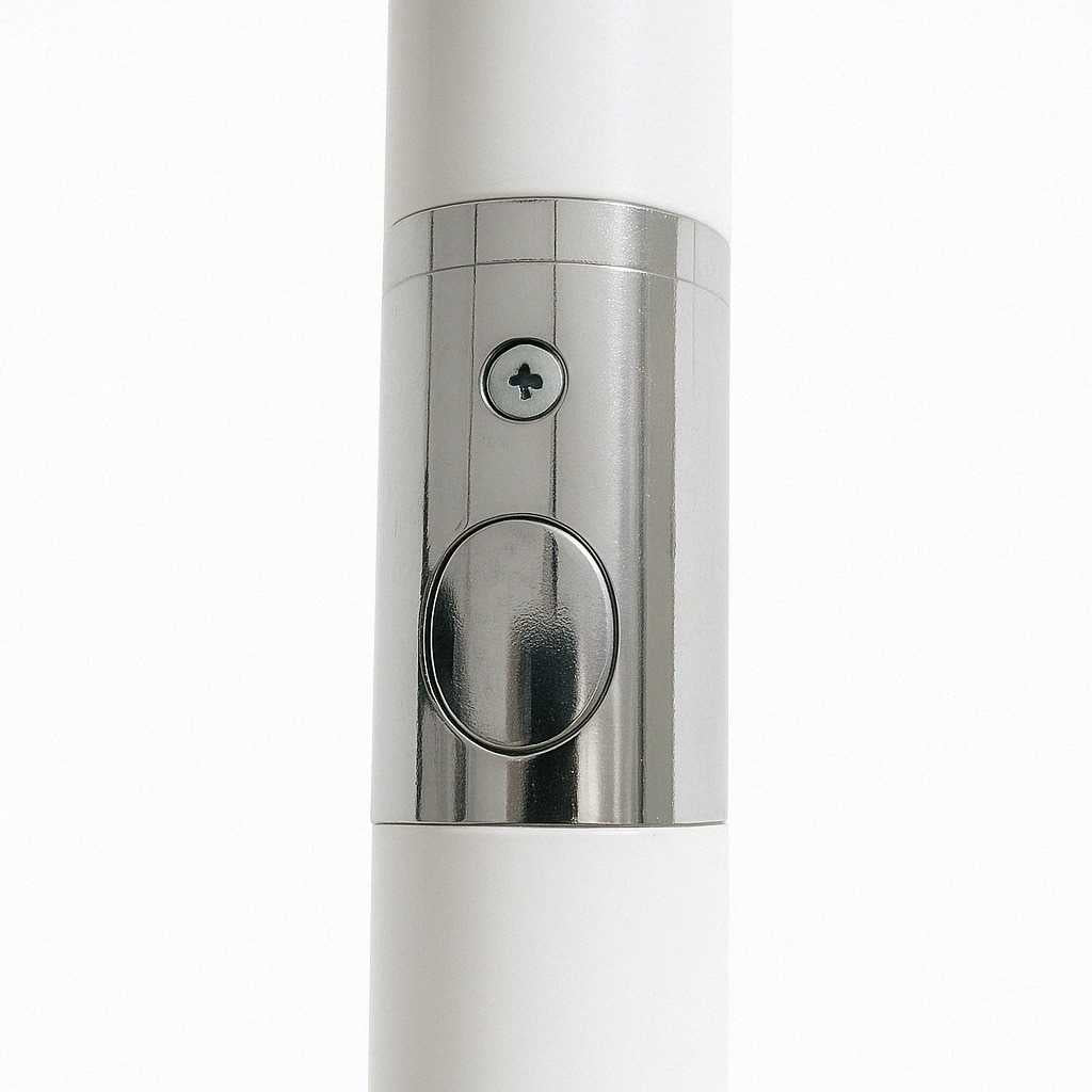 Ombrellone palo centrale 2x3h2,43m bianco alluminio michigan (no base)