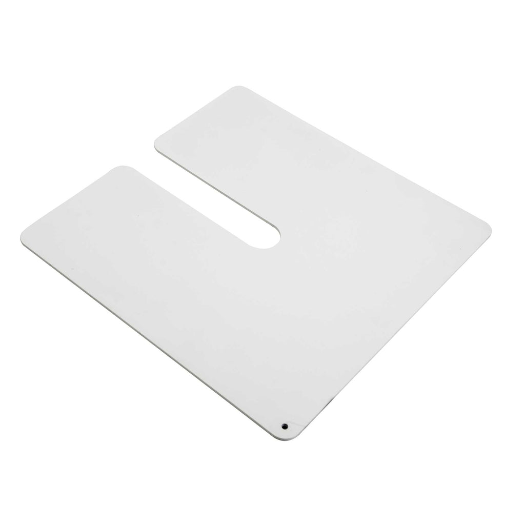 Base ombrellone Arny metallo extra peso5,5kg  bianco quadro cm45x45x0,4