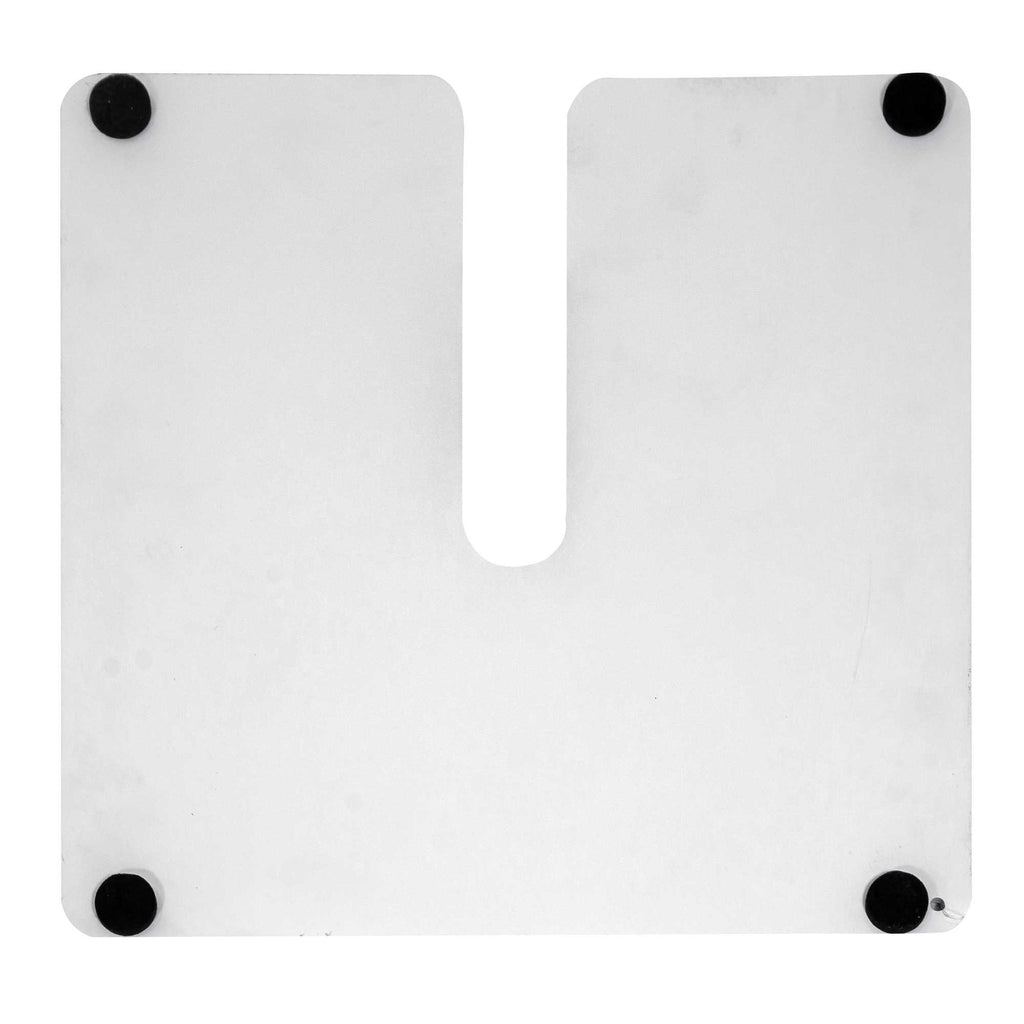Base ombrellone Arny metallo extra peso5,5kg  bianco quadro cm45x45x0,4